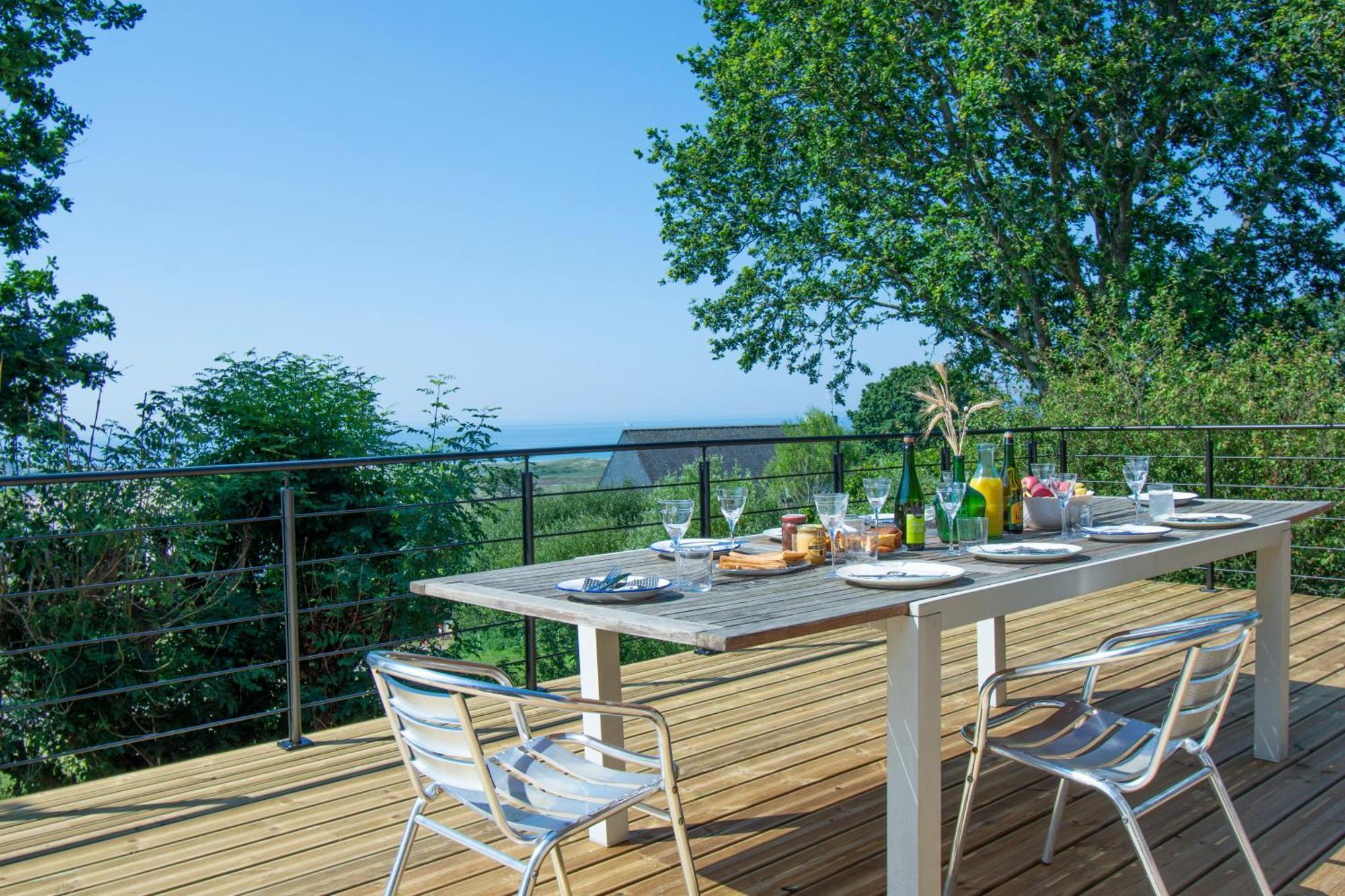 Maison Anemone - Vue Mer - Crozon, Bretagne Eksteriør bilde