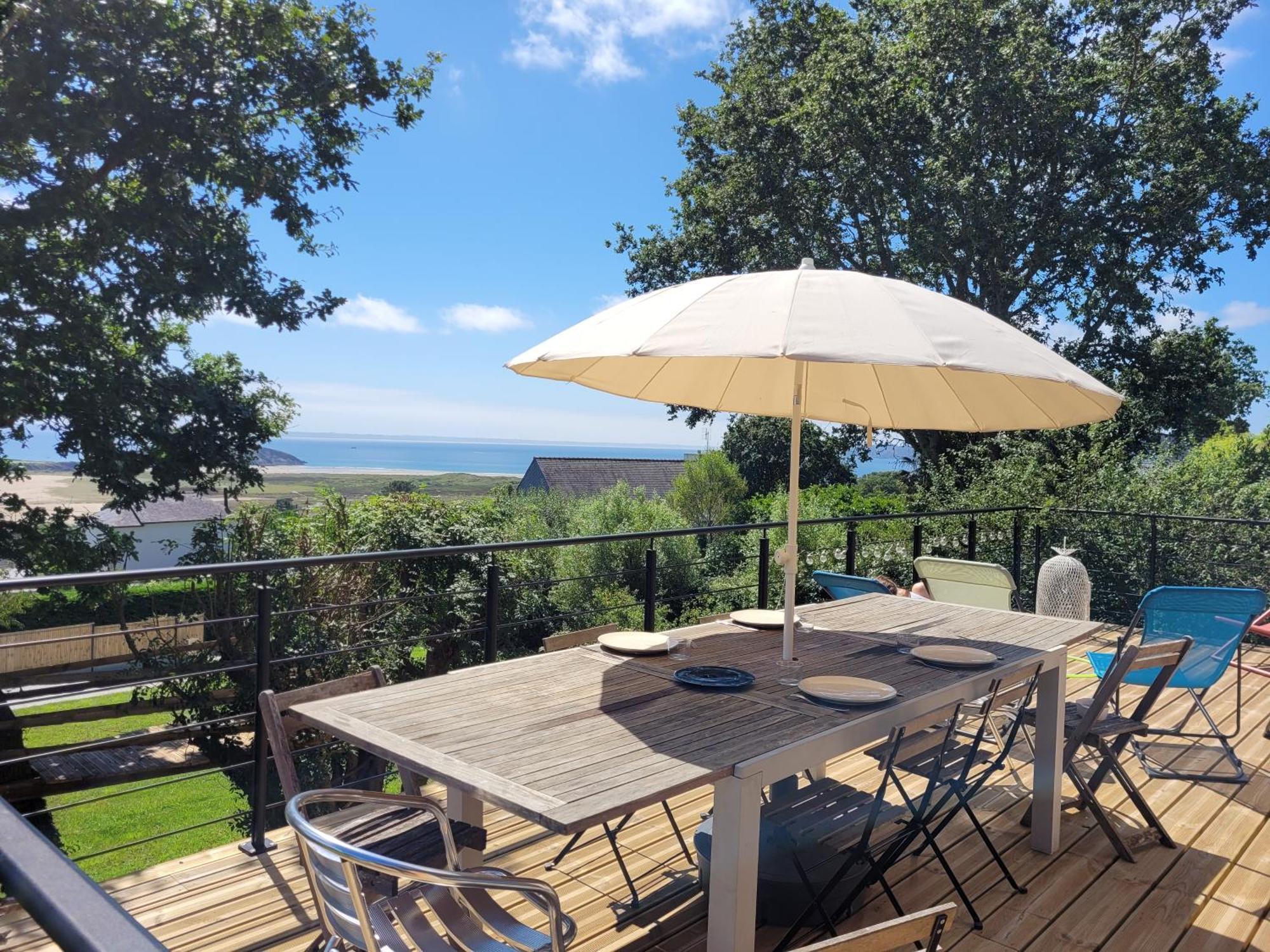 Maison Anemone - Vue Mer - Crozon, Bretagne Eksteriør bilde