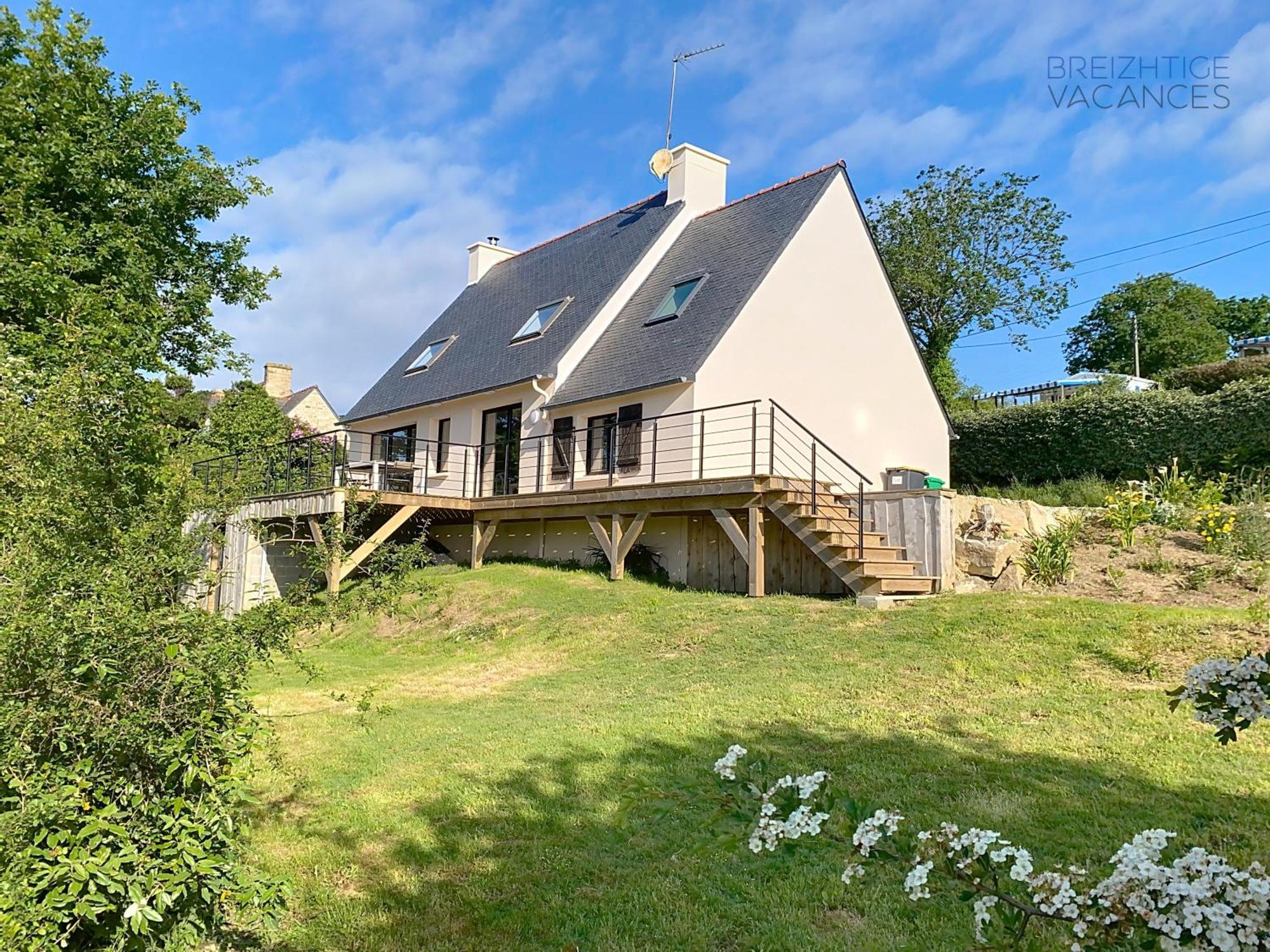 Maison Anemone - Vue Mer - Crozon, Bretagne Eksteriør bilde