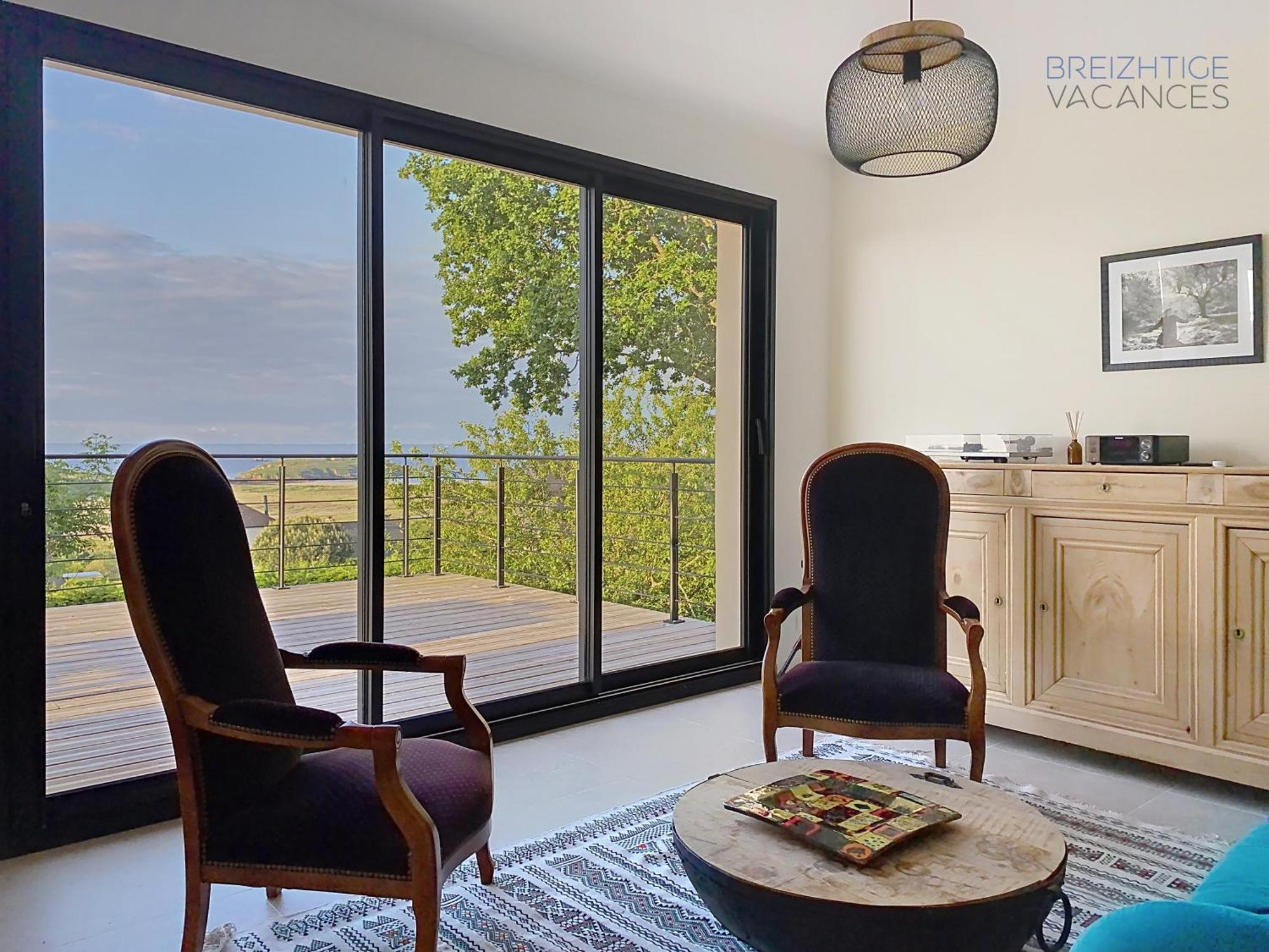 Maison Anemone - Vue Mer - Crozon, Bretagne Eksteriør bilde